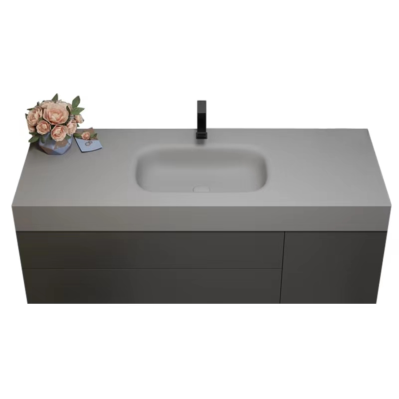 Pebble integrated Quartz Vanity Top สำหรับบ้านไร่