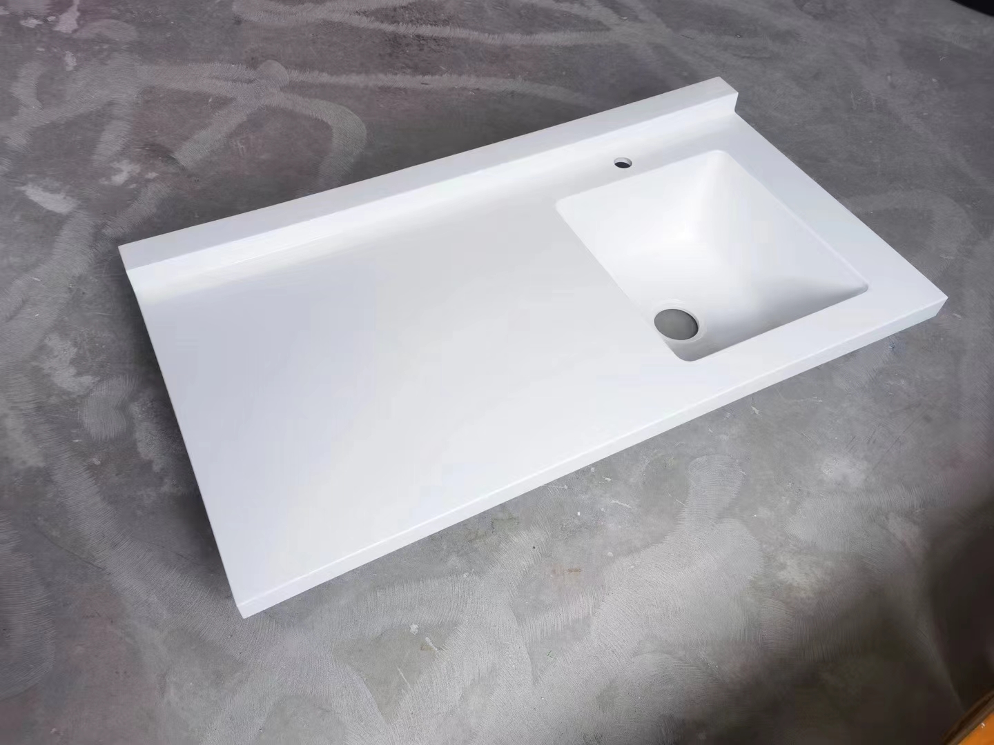 หินเผาขัดเงา Marble Vanity Top สำหรับอ่างล้างจาน