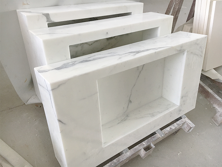 หินเทียมขัดเงา Quartz Vanity Top สำหรับบ้านไร่